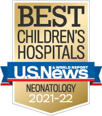 Best Children's Hospitals - St. Louis Children's Hospital, Washington University in St. Louis, Neonatology 2021-22